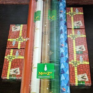 MetaZoo Cryptid Nation 2021 Christmas Promo Card Pack Bundle Wrap Paper Lot of 5